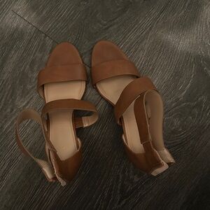 Kelly & Katie Tan Strappy Heels